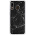 Black Marble Galaxy A20 Clear Case